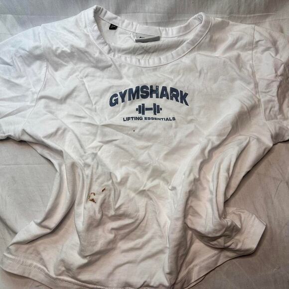 Gymshark Lifting Baby Tee Have Size XS Minor Stain - Picture 1 of 2